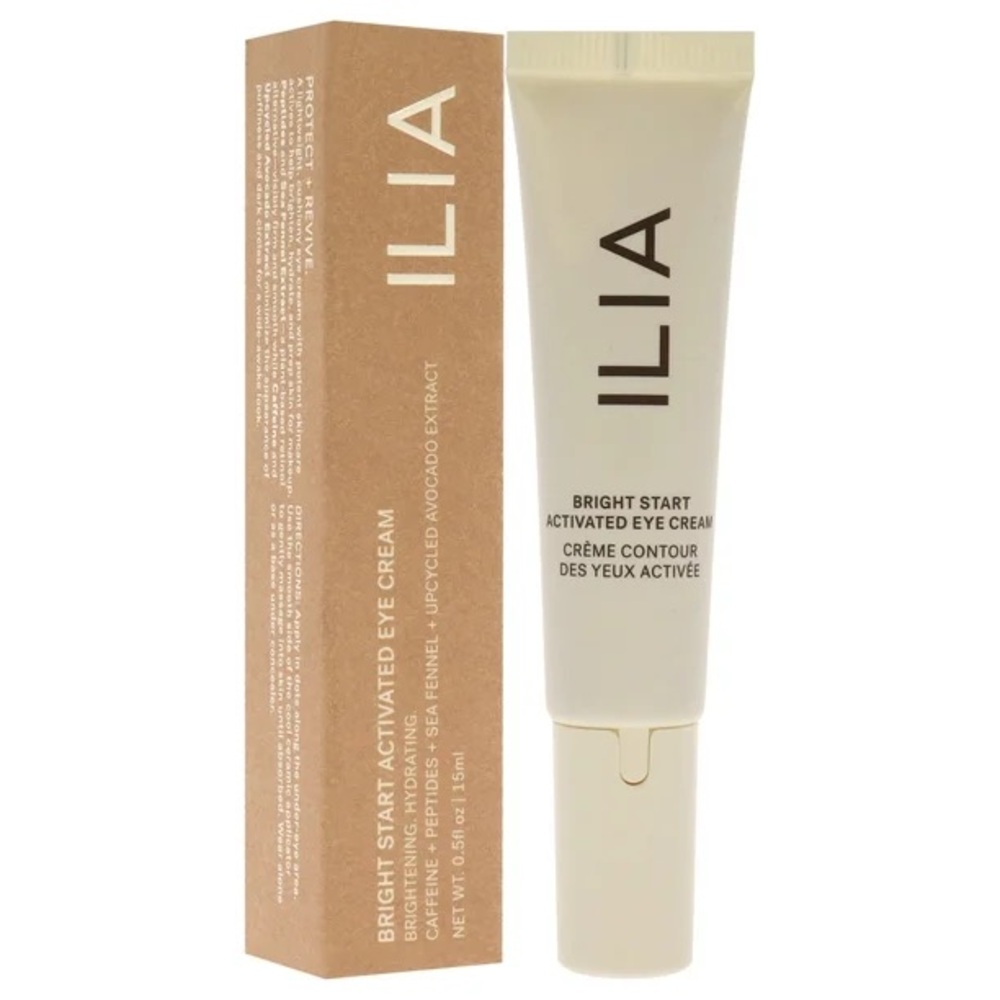 New - ILIA Beauty Bright Start Activated Eye Cream, 0.5 oz Cream